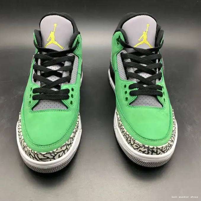 Rep LUCY Tinker AJ3 Jordan 3 Retro PE Air Oregon 867493 Ducks shoes 0511